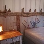 Camera da letto Vintage con motivo uccellini Camera finita