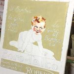 Riproduzione cartellone pubblicitario vintage