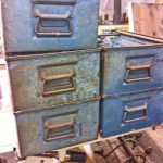 Detail of recovered drawers