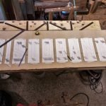 Trasposizione disegno su pannello per insegna "ristorante"