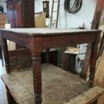 Tavolino in legno con cassetto primi '900