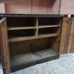 Credenza doppio corpo fine '800 finto legno