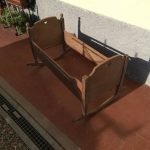 Culla in legno di metà '800