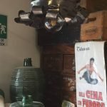 Lampadario di latta zincata