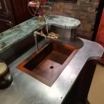 Bancone da bar Industrial design Particolare del lavello
