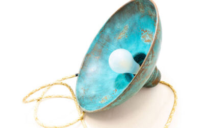 Lampada Malachite: quando il rame diventa luce